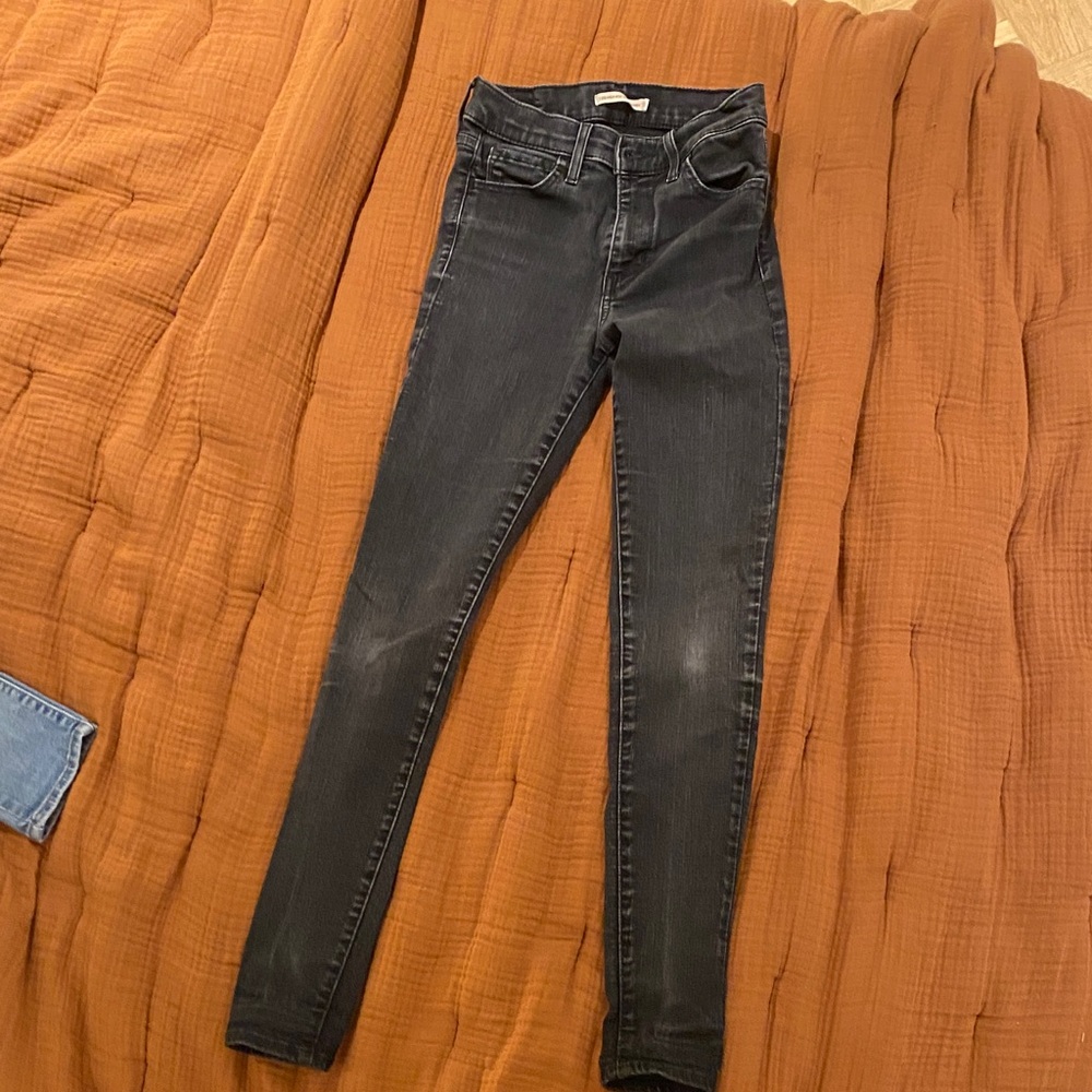 Levi's Charcoal Skinny Jeans for Women